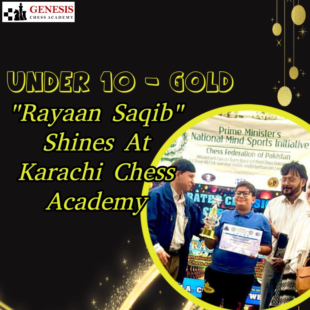 Under-10 Gold: Rayaan Saqib Shines at KCA Classical