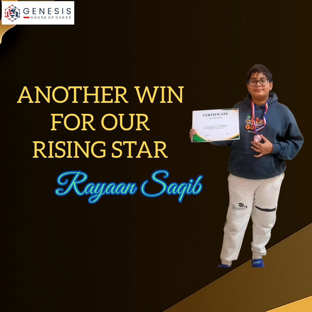 Bronze for Rayaan in YRCT 2026