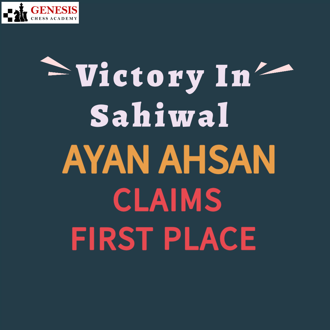 Victory In Sahiwal - Ayan Ahsan Claims First Place