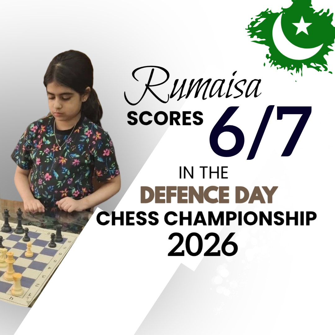 Rumaisa scores 6/7 in the DDCC 2026